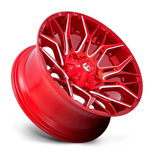 Fuel 1Pc D771 Twitch 22X10 -18 Candy Red Milled