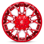 Fuel 1Pc D771 Twitch 22X10 -18 Candy Red Milled