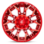 Fuel 1Pc D771 Twitch 22X12 -44 Candy Red Milled