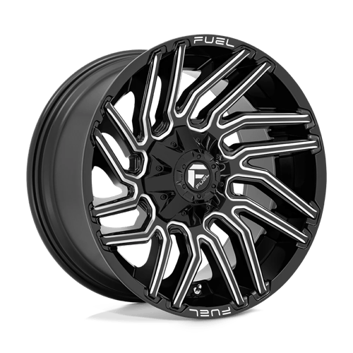 Fuel 1Pc D773 Typhoon 20X10 -18 Gloss Black Milled