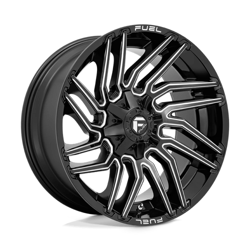 Fuel 1Pc D773 Typhoon 22X10 -18 Gloss Black Milled