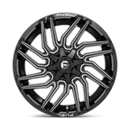 Fuel 1Pc D773 Typhoon 22X10 -18 Gloss Black Milled