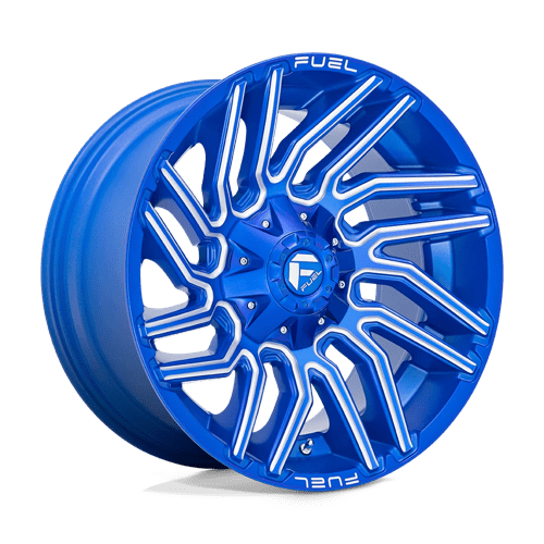 Fuel 1Pc D774 Typhoon 20X10 -18 Anodized Blue Milled