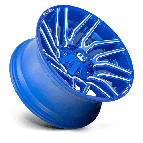 Fuel 1Pc D774 Typhoon 20X10 -18 Anodized Blue Milled