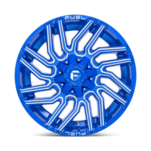 Fuel 1Pc D774 Typhoon 20X10 -18 Anodized Blue Milled