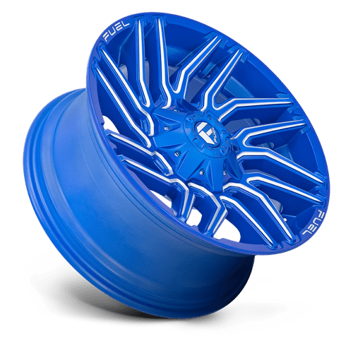Fuel 1Pc D774 Typhoon 20X10 -18 Anodized Blue Milled