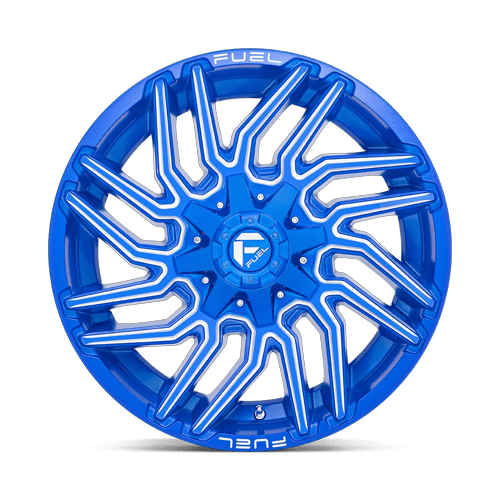 Fuel 1Pc D774 Typhoon 20X9 +1 Anodized Blue Milled