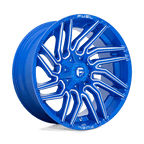 Fuel 1Pc D774 Typhoon 22X10 -18 Anodized Blue Milled