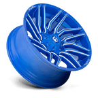 Fuel 1Pc D774 Typhoon 22X10 -18 Anodized Blue Milled