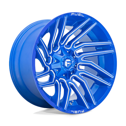 Fuel 1Pc D774 Typhoon 22X12 -44 Anodized Blue Milled