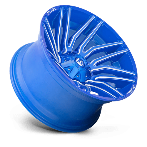 Fuel 1Pc D774 Typhoon 22X12 -44 Anodized Blue Milled