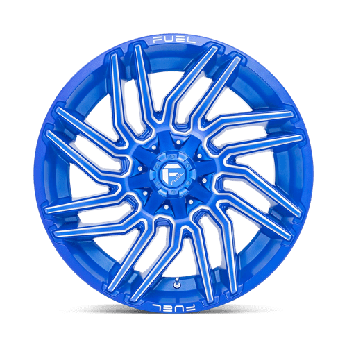 Fuel 1Pc D774 Typhoon 22X12 -44 Anodized Blue Milled