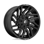 Fuel 1Pc D776 Typhoon 22X10 -18 Gloss Black