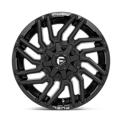 Fuel 1Pc D776 Typhoon 22X12 -44 Gloss Black