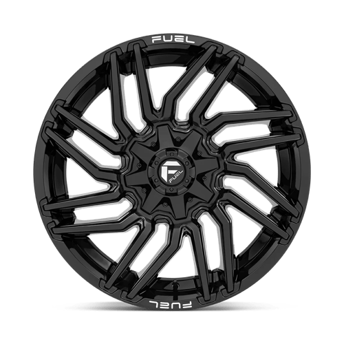 Fuel 1Pc D776 Typhoon 22X10 -18 Gloss Black