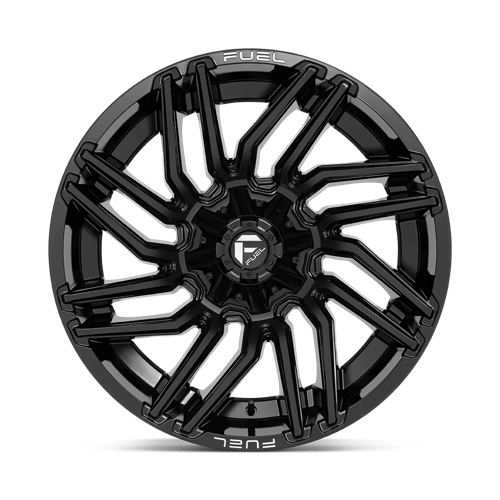 Fuel 1Pc D776 Typhoon 22X12 -44 Gloss Black
