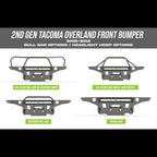 Tacoma Overland Series Front Bumper / 2nd Gen / 2005-2011
