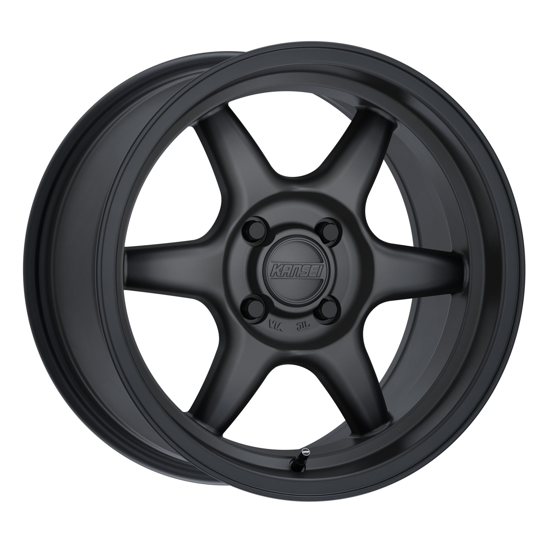 Kansei Wheel Tandem 15X7 +25 Satin Black