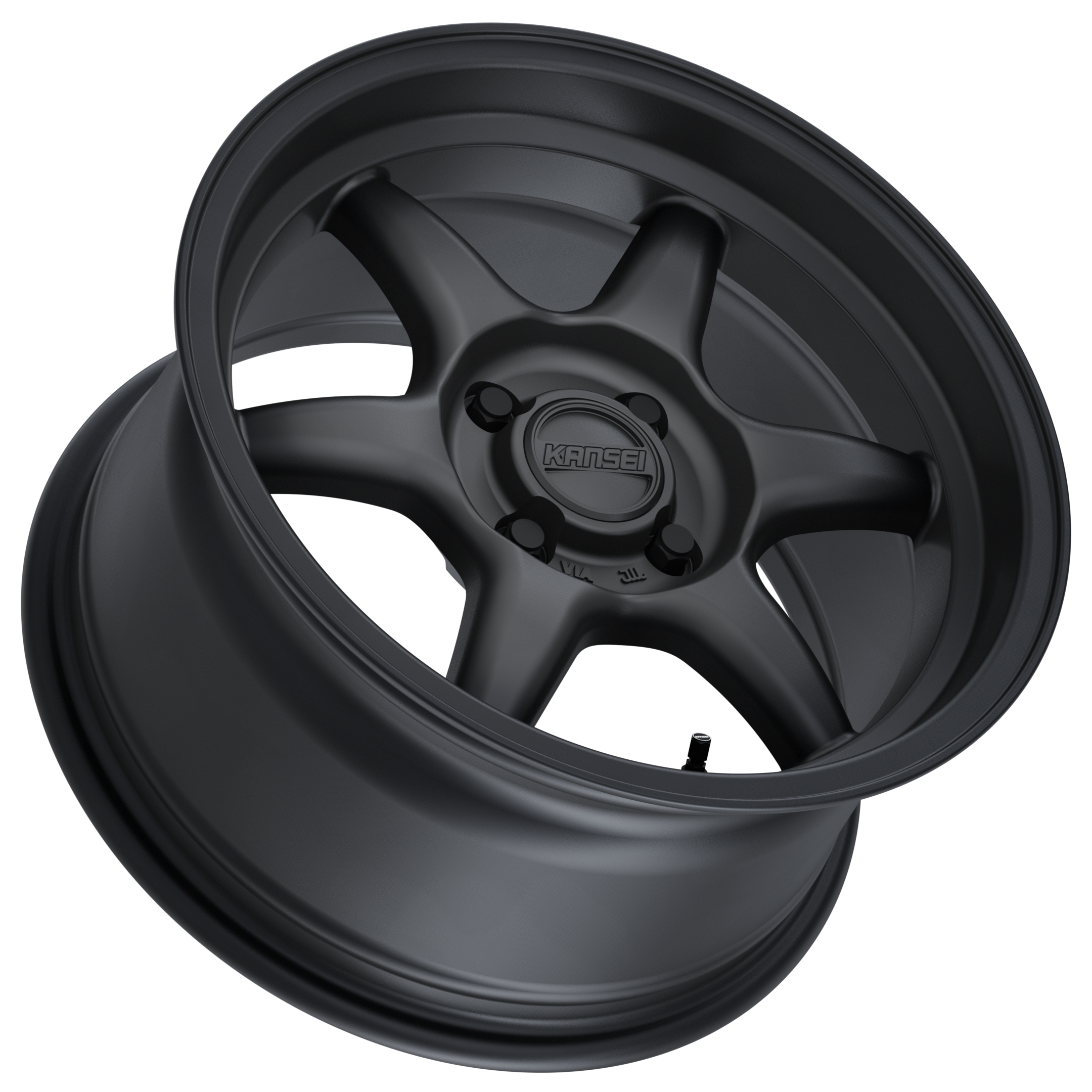 Kansei Wheel Tandem 15X8 +0 Satin Black