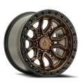 Arena Terra 17X9 +0 Smoked Bronze W/ Gloss Black Lip