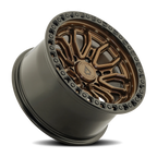 Arena Terra 17X9 +0 Smoked Bronze W/ Gloss Black Lip