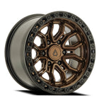 Arena Terra 17X9 +0 Smoked Bronze W/ Gloss Black Lip