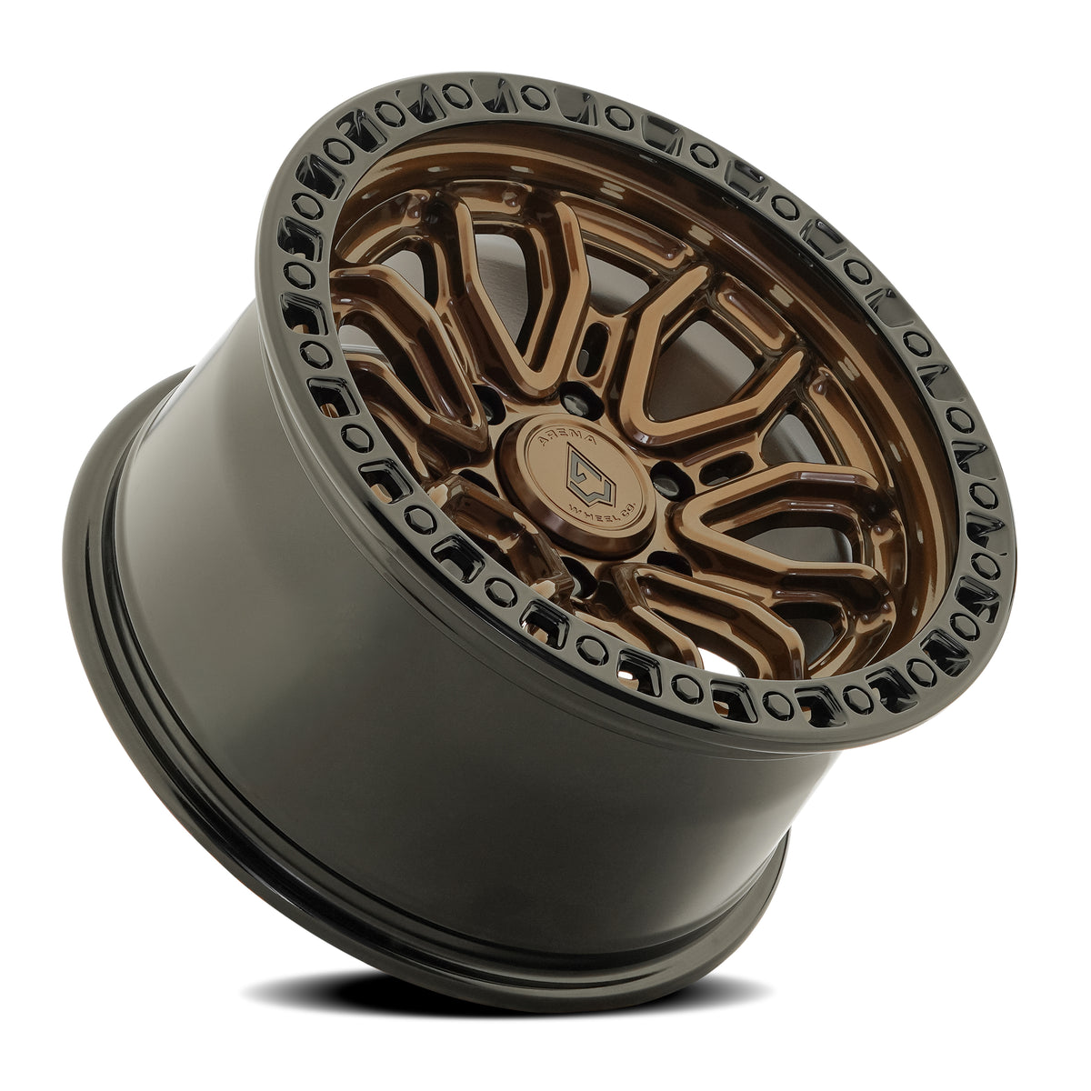 Arena Terra 17X9 +0 Smoked Bronze W/ Gloss Black Lip