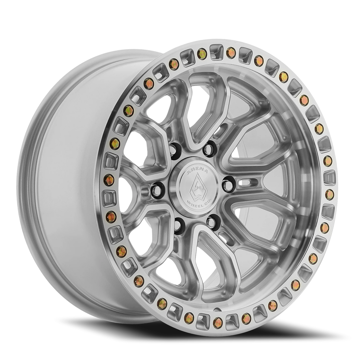 Arena Terra 17X9 +0 Gloss Silver Machined