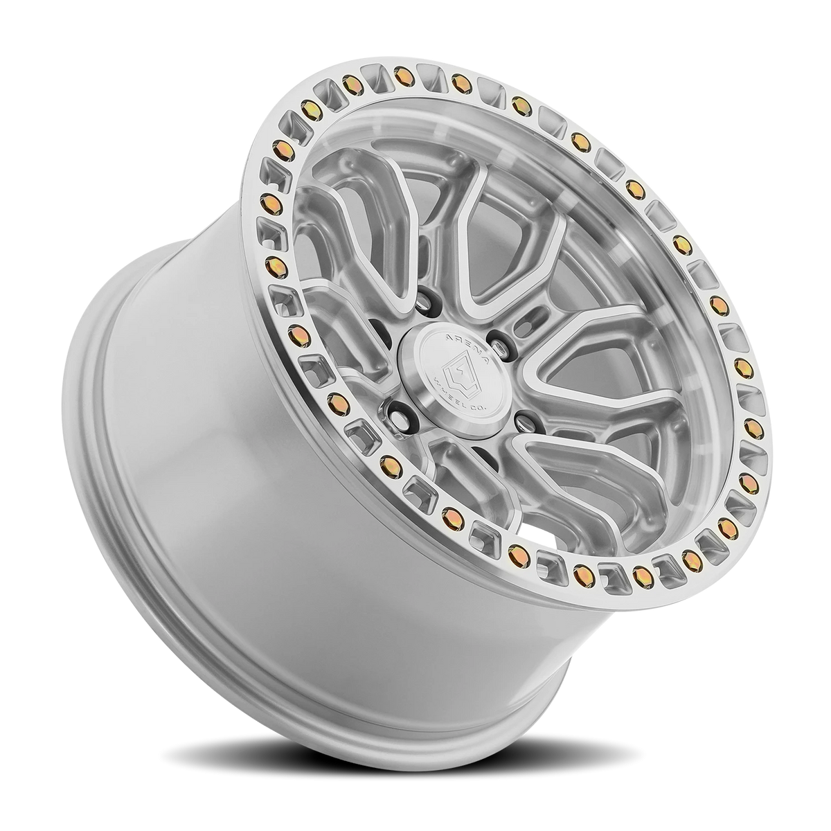 Arena Terra 17X9 +0 Gloss Silver Machined