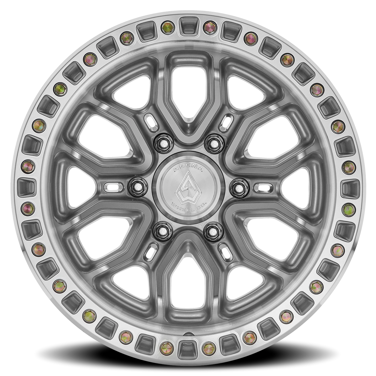 Arena Terra 17X9 +0 Gloss Silver Machined