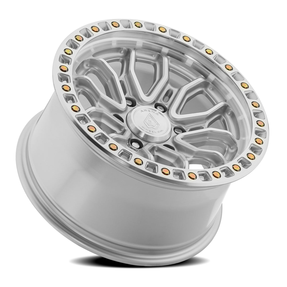 Arena Terra 17X9 +0 Gloss Silver Machined