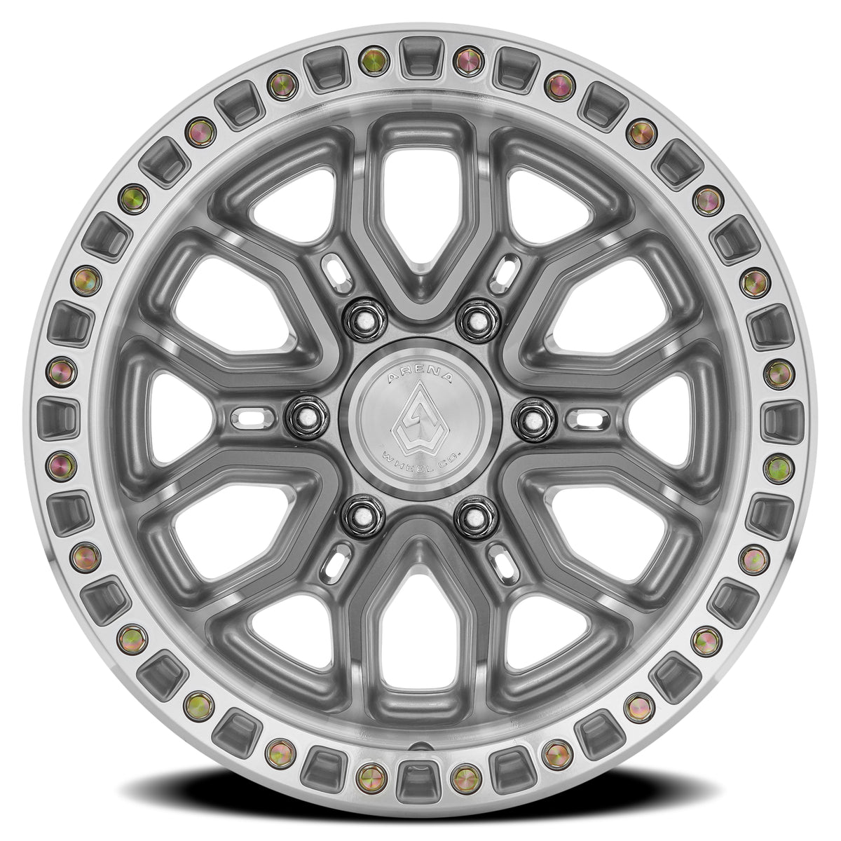 Arena Terra 17X9 +0 Gloss Silver Machined