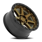 Arena Throttle 17X9 +0 Smoked Bronze W/ Gloss Black Lip