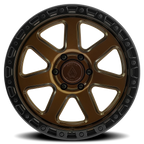 Arena Throttle 17X9 -12 Smoked Bronze W/ Gloss Black Lip