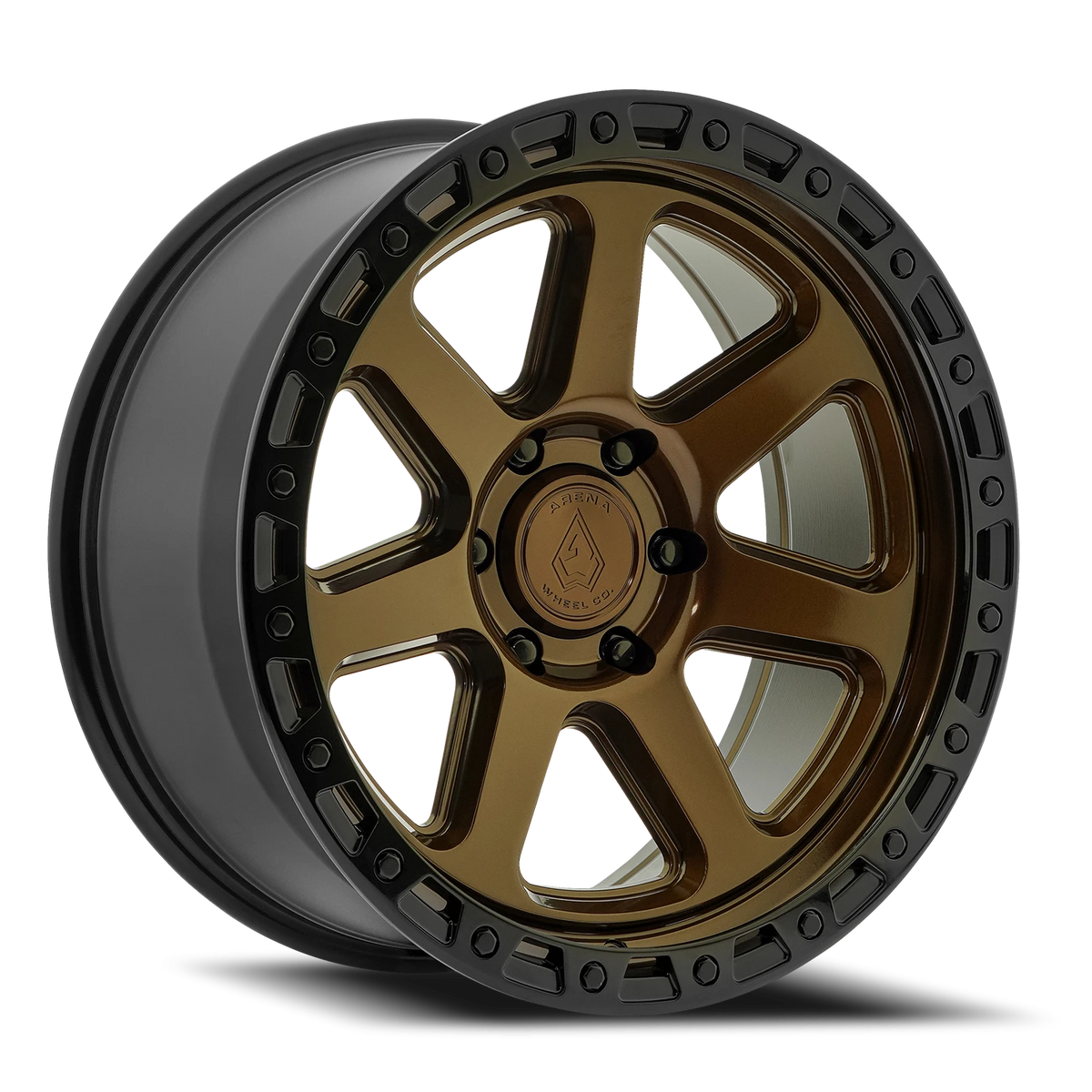 Arena Throttle 20X9 +0 Smoked Bronze W/ Gloss Black Lip