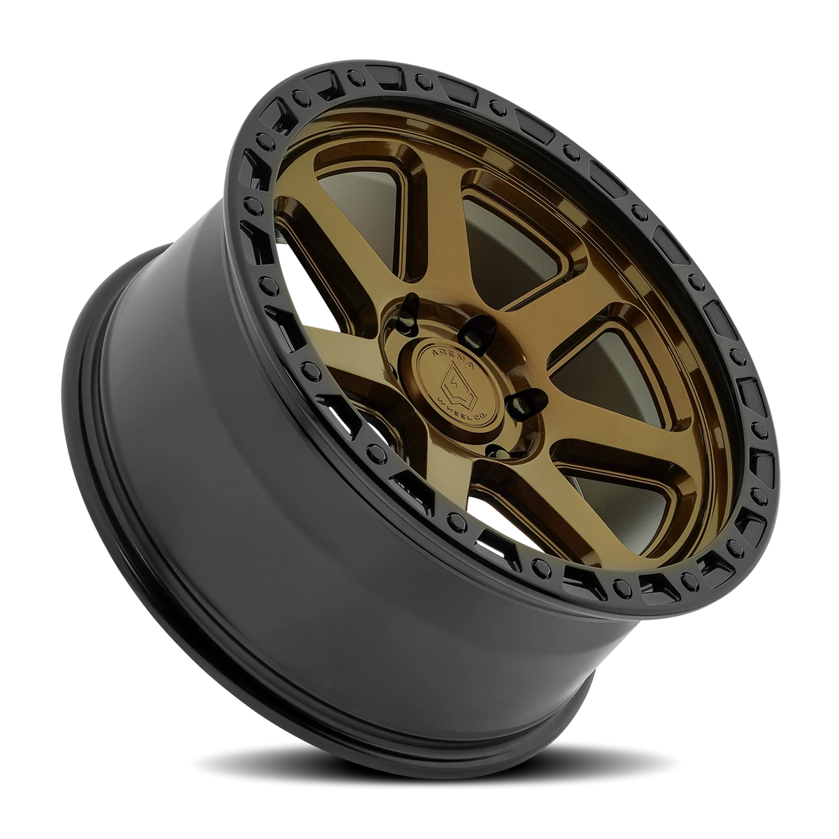 Arena Throttle 20X9 +0 Smoked Bronze W/ Gloss Black Lip