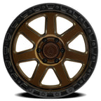 Arena Throttle 20X9 +0 Smoked Bronze W/ Gloss Black Lip