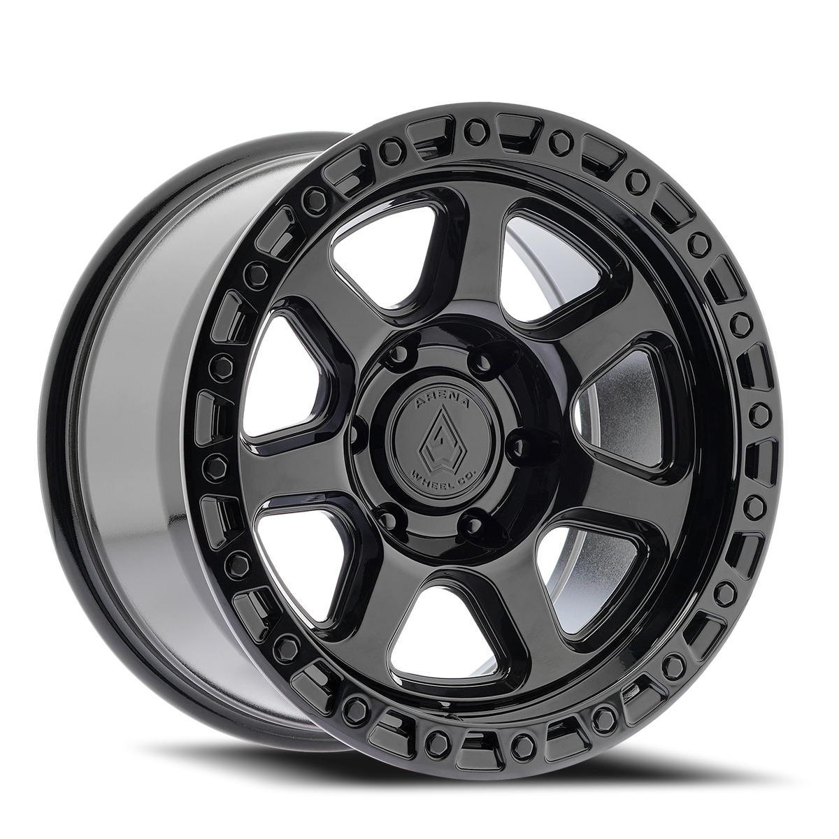 Arena Throttle 17X9 +0 Gloss Black