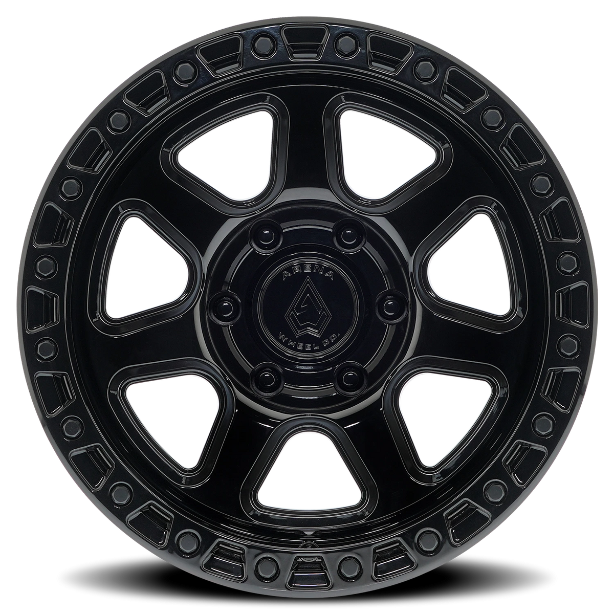Arena Throttle 17X9 +0 Gloss Black