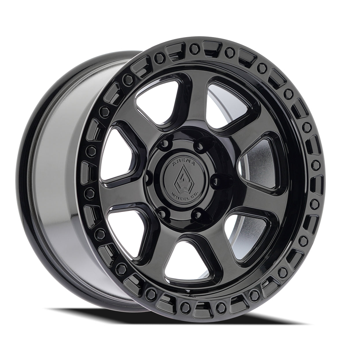 Arena Throttle 17X9 +0 Gloss Black