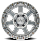Arena Throttle 17X9 -12 Gloss Silver Machined