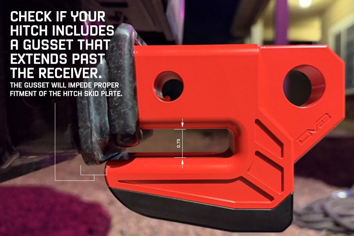 DV8 Xtract Hitch Skid Plate