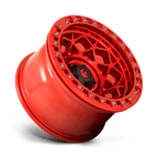 Fuel 1Pc D121 Unit Beadlock 17X9 -15 Candy Red