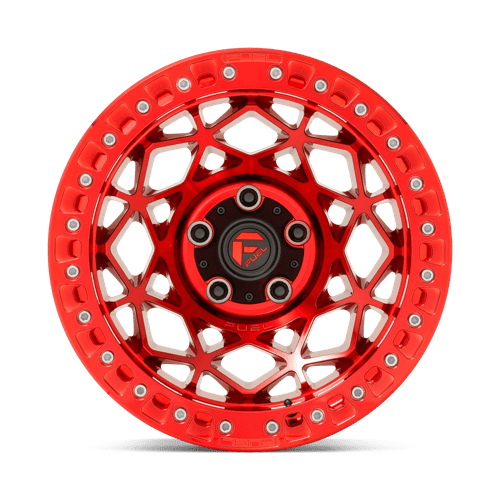 Fuel 1Pc D121 Unit Beadlock 17X9 -15 Candy Red