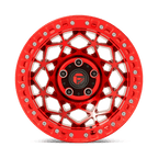 Fuel 1Pc D121 Unit Beadlock 17X9 -15 Candy Red