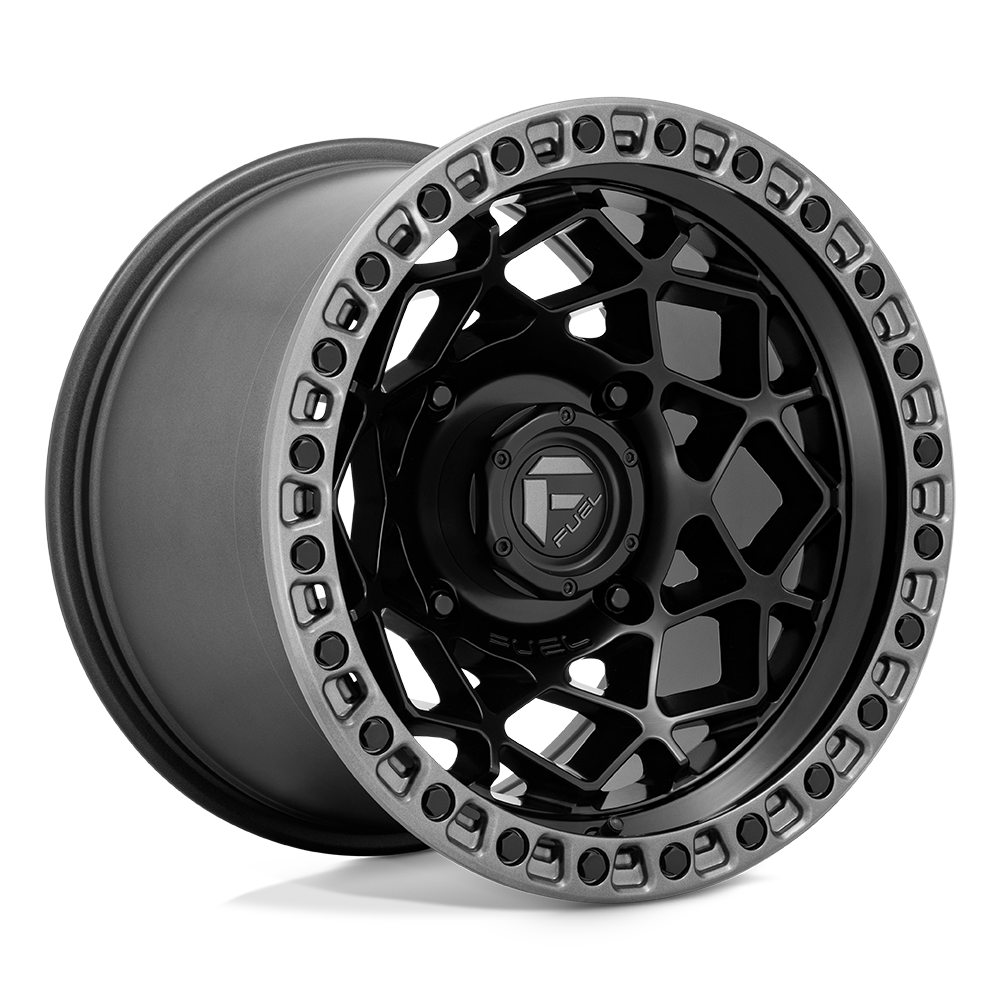 Fuel Utv D783 Unit Utv 15X7 +10 Matte Black W/ Gunmetal Ring