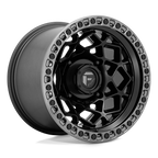 Fuel Utv D783 Unit Utv 15X7 +10 Matte Black W/ Gunmetal Ring