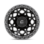 Fuel Utv D783 Unit Utv 15X10 +0 Matte Black W/ Gunmetal Ring