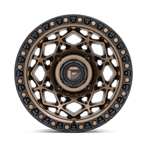 Fuel Utv D785 Unit Utv 15X10 +0 Bronze W/ Matte Black Ring