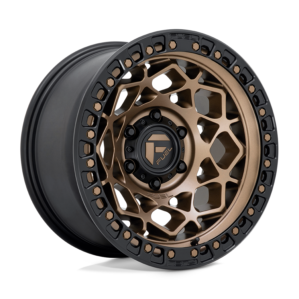 Fuel 1Pc D785 Unit 17X9 -12 Bronze W/ Matte Black Ring